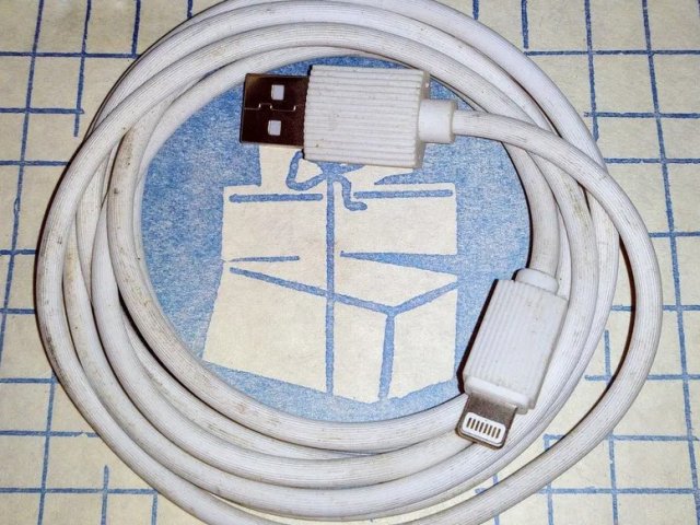 Lightning кабель, 180 см, белый - 1/1