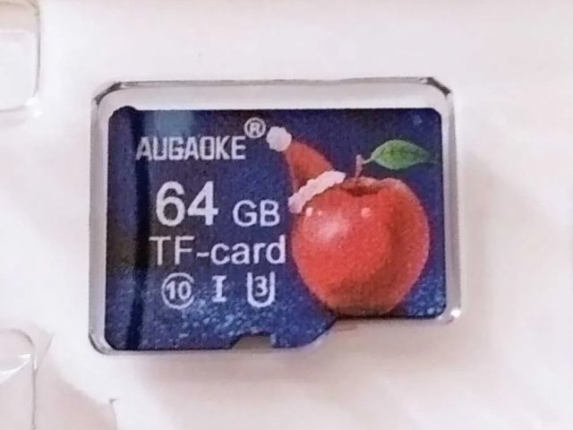 Карта памяти MicroSD 64 GB Augaoke Class 10 - 1/3