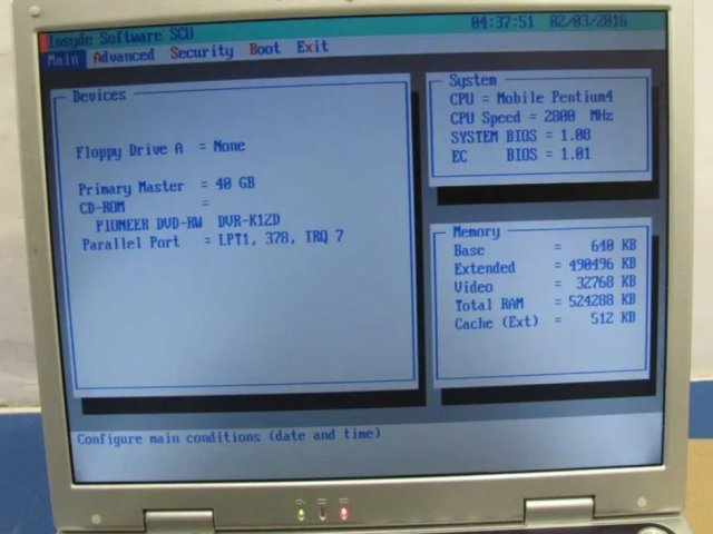 Ноутбук MEDION micromaxx P4-2.8GHz/40GB/DVDRW - 2/3