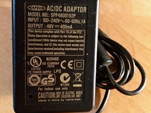 Блок питания 48V/400ma - 1/3