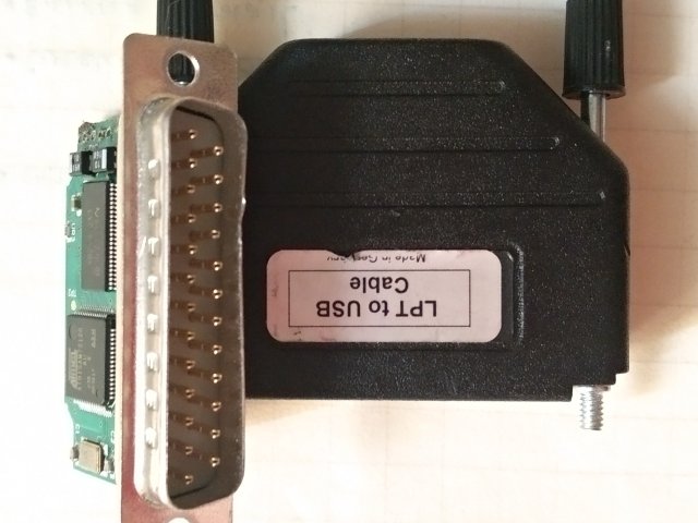 USB b type - to - LPT адаптер, переходник-контроллер - 3/3