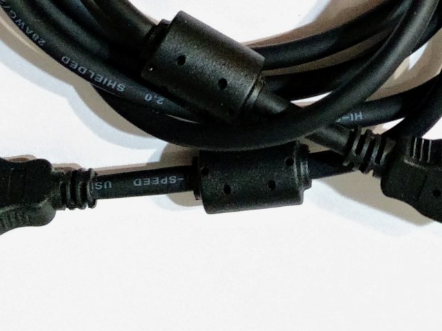 USB кабель AM - BM для принтера, МФУ, сканера и т.п, черный - 2/2