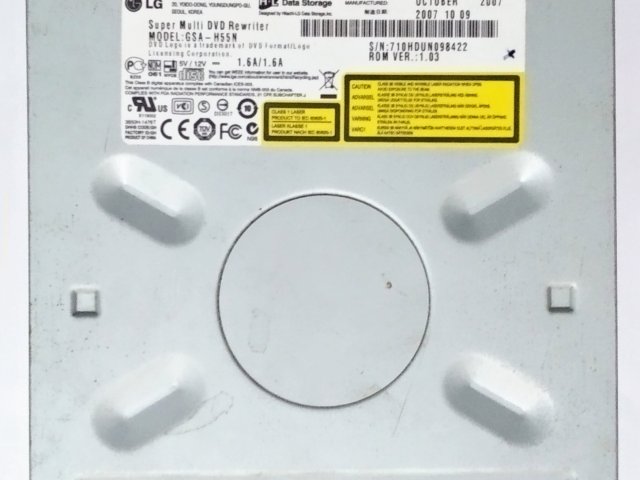 Дисковод IDE DVD+/-RW LG GSA-H55N - 2/3