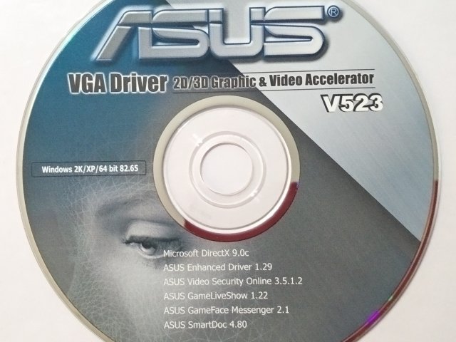 ASUS VGA Driver 2D/3D Graphic & Video Accelerator - 1/2