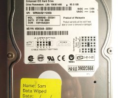 WD CAVIAR WD800 WD800AB-22CBA1 80 GB (нерабочий) - 1