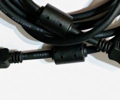 USB кабель AM - BM для принтера, МФУ, сканера и т.п, черный - 2