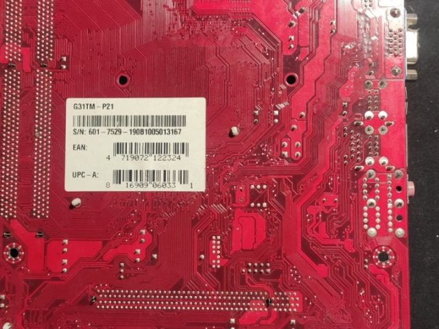 Материнская плата MSI MS-7529 G31TM-P21, Socket 775 - 3/3