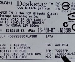 Плата контроллера Hitachi HDS728080PLA380 80.0GB 3.5″ SATAII - 1