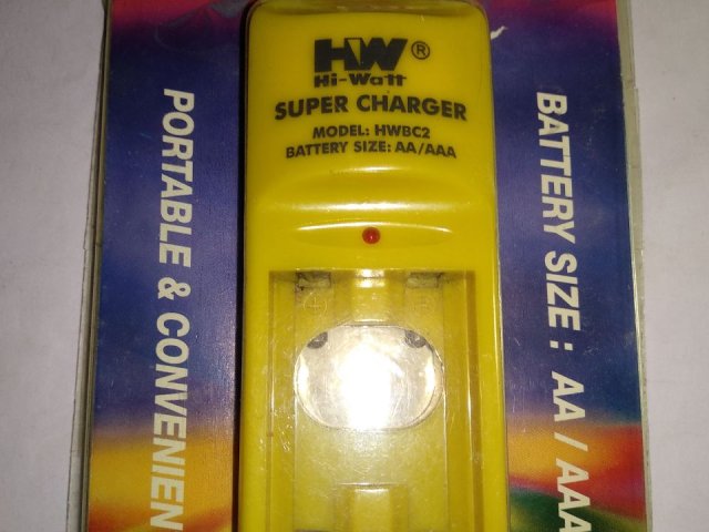 Зарядное устройство для аккумуляторов АА/ААА - 1/3