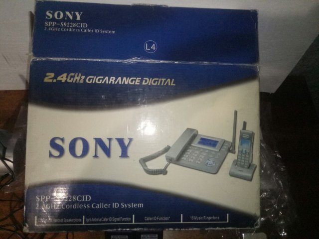 Проводной беспроводной радио телефон sony spp-s9228cid - 3/3