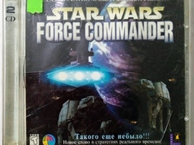Игровой диск Star Wars force commander - 1/1