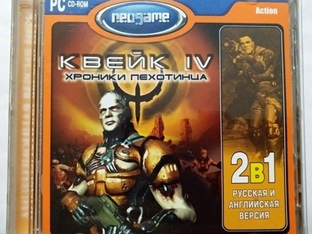 Игровой диск Квейк IV хроники пехотинца (Neogame) - 1/1