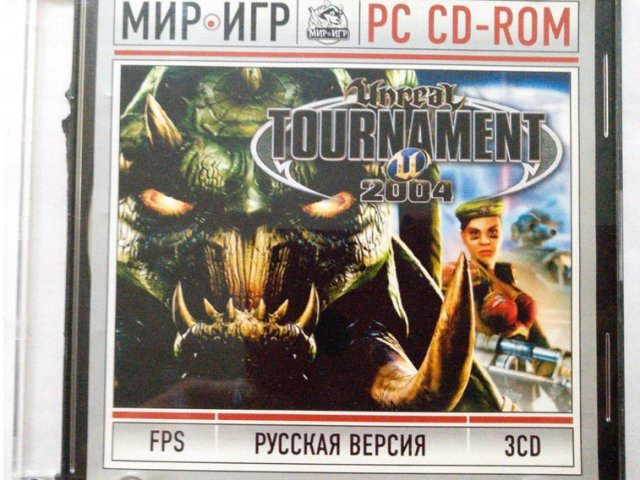 Игровой диск Unreal Tournament 2004 (Мир Игр) (3CD) - 1/1