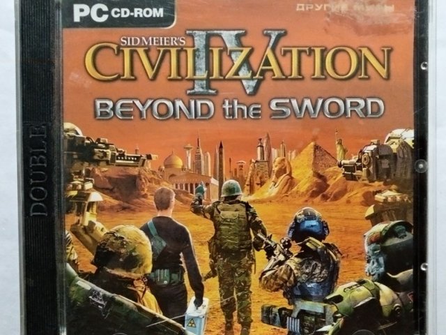 Игровой диск Civilization IV beyond the sword - 1/1