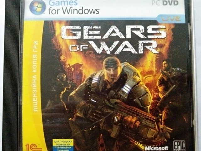 Игровой диск Gears of war (1С) - 1/1
