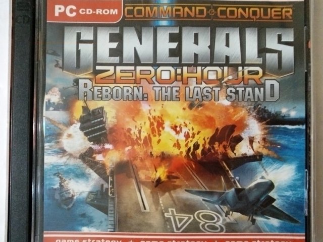 Игровой диск Command & Conquer: Generals - Zero Hour Reborn the last stand - 1/1