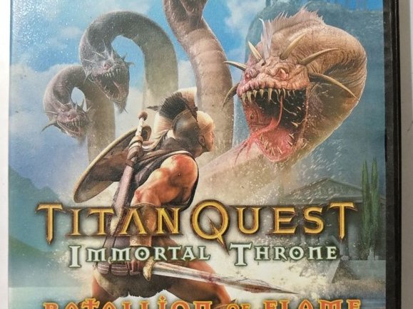 Игровой диск Titan Quest Immortal Throne. PCDVD - 1/1