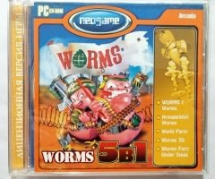 Игровой диск Worms 5в1 (Neogame) - 1