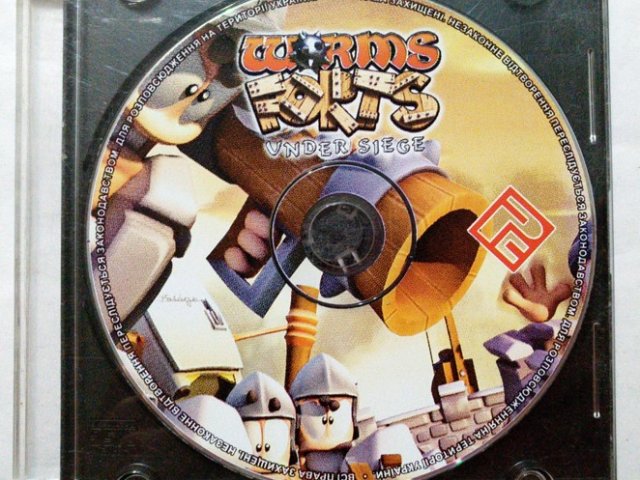 Игровой диск Worms Forts (РП) - 1/1