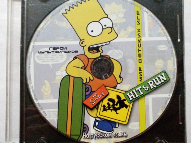 Игровой диск Simpsons Hit & Run. Мир детских игр - 1/1