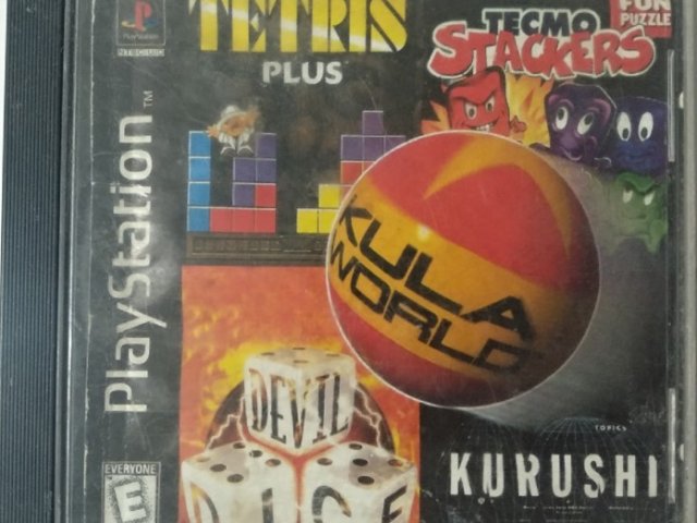 Игровой диск Tetris Plus, Kurushi для PS1 - 1/1