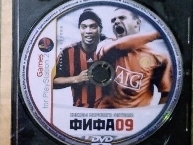 Игровой диск Фифа09 для PS2 - 1/1