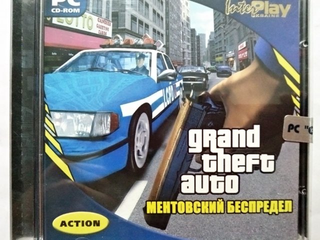 Игровой диск GTA Grand Theft Auto. Ментовский беспредел - 1/1