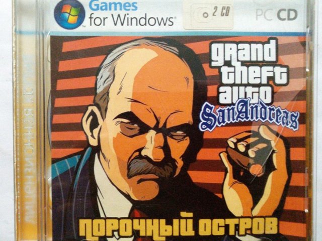 Игровой диск GTA Grand Theft Auto. San Andreas - порочный остров - 1/1