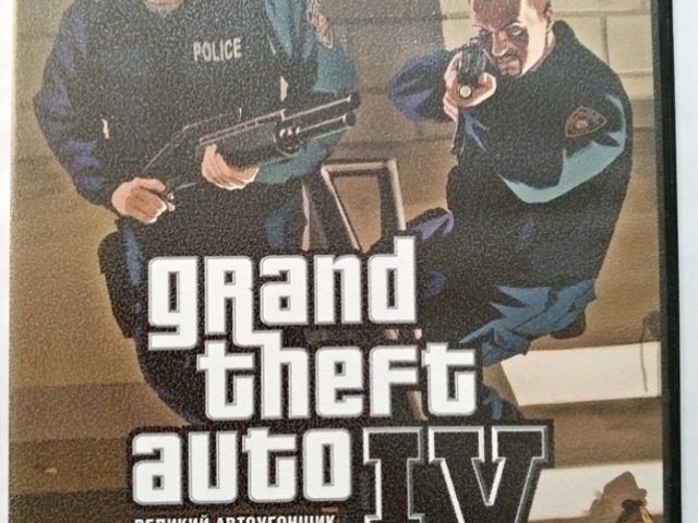 Игровой диск GTA Grand Theft Auto IV - великий автоугонщик - 1/1