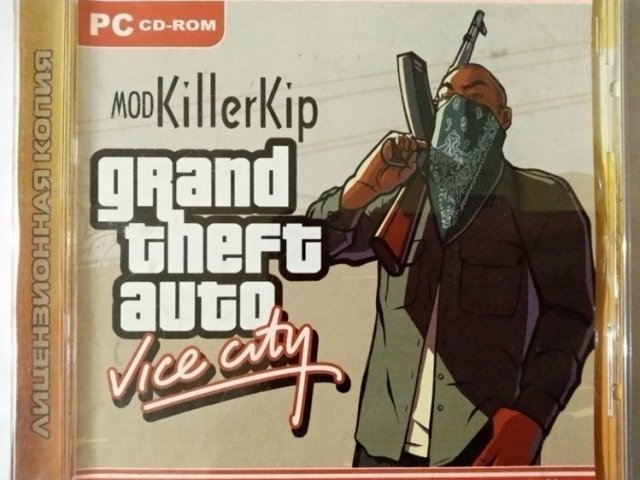 Игровой диск GTA Grand Theft Auto Vice City mod Killer Kip - 1/1