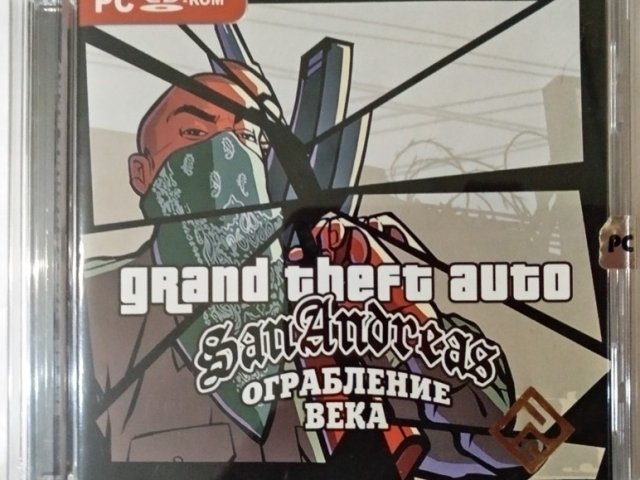 Игровой диск GTA Grand Theft Auto San Andreas - Ограбление века (РП) - 1/1