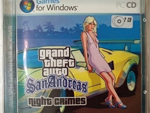 Игровой диск GTA Grand Theft Auto San Andreas - Night Crimes - 1/1