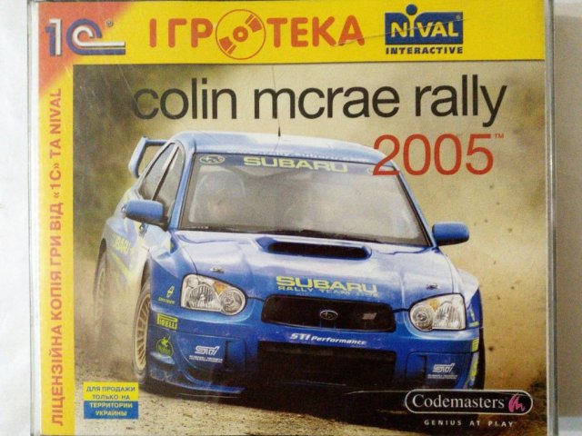 Игровой диск Colin McRae Rally 2005 (1С) - 1/1
