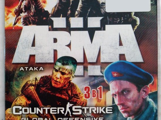 Игровой диск Arma 3, Counter Strike, Delta Force 2. Золотая коллекция - 1/1