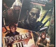Игровой диск Ведьмак 2, Fable 3. 2в1 (UA Games). PCDVD - 1