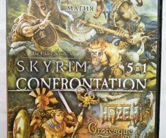 Игровой диск Skyrim, Confrontation, Hotel Giant 2. PCDVD - 1