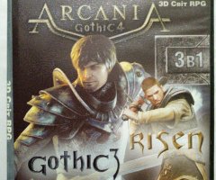Игровой диск Arcania + Gothic + Risen (3 в 1). PCDVD - 1
