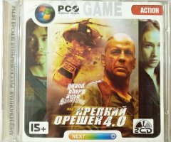 Игровой диск GTA Grand Theft Auto. San Andreas - мод Крепкий Орешек 4 - 1