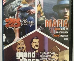 Игровой диск 25 to life, Mafia, GTA Grand Theft Auto 3. Супер хиты том 8 - 1