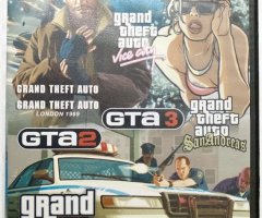 Игровой диск GTA Grand Theft Auto - San Andreas, GTA 2, GTA 3, GTA 4. 7в1 - 1