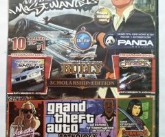 Игровой диск GTA Grand Theft Auto, NFS Need For Speed (10в1). Свит пригод - 1