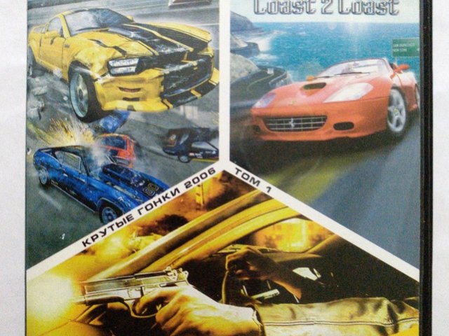 Игровой диск Flatout 2, Outrun 2006, Driver 3. PCDVD - 1/1