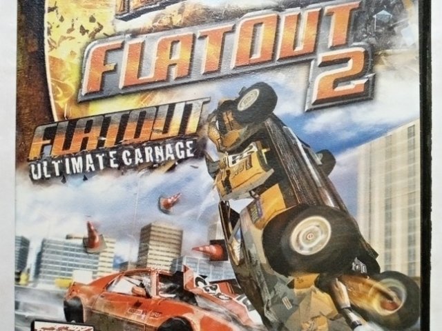 Игровой диск Свит Flatout. Flatout, Flatout 2, Flatout ultimate carnage. PCDVD - 1/1