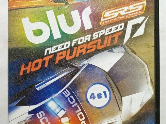 Игровой диск NFS HP 2, NFS HP, Blur, SRS. 4в1. PCDVD - 1/1