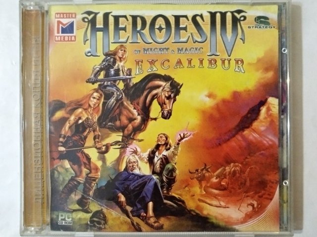 Игровой диск Герои 4. Heroes IV of Might and Magic Excalibur (Master Media) - 1/1
