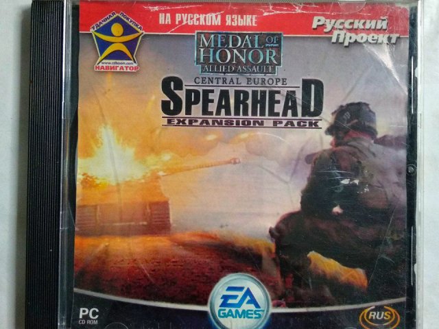 Игровой диск Medal of Honor. Spearhead (Русский Проект) - 1/1