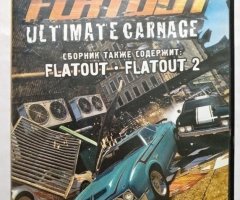 Игровой диск Flatout ultimate carnage. Крутые гонки 2008 том 2. PCDVD - 1