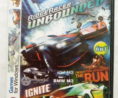 Игровой диск Ridge Racer unbounded, nfs run, ignite. 6в1. PCDVD - 1