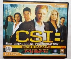 Игровой диск CSI место преступления Дело в Майами (Акелла)
