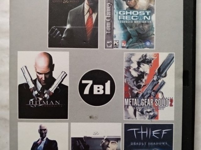 Игровой диск Hitman, Ghost Recon, Metal Gear (7в1) - 1/2